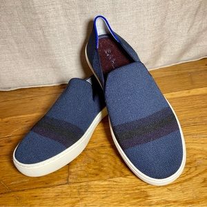 Rothy’s Night Stripe Slip on Sneaker